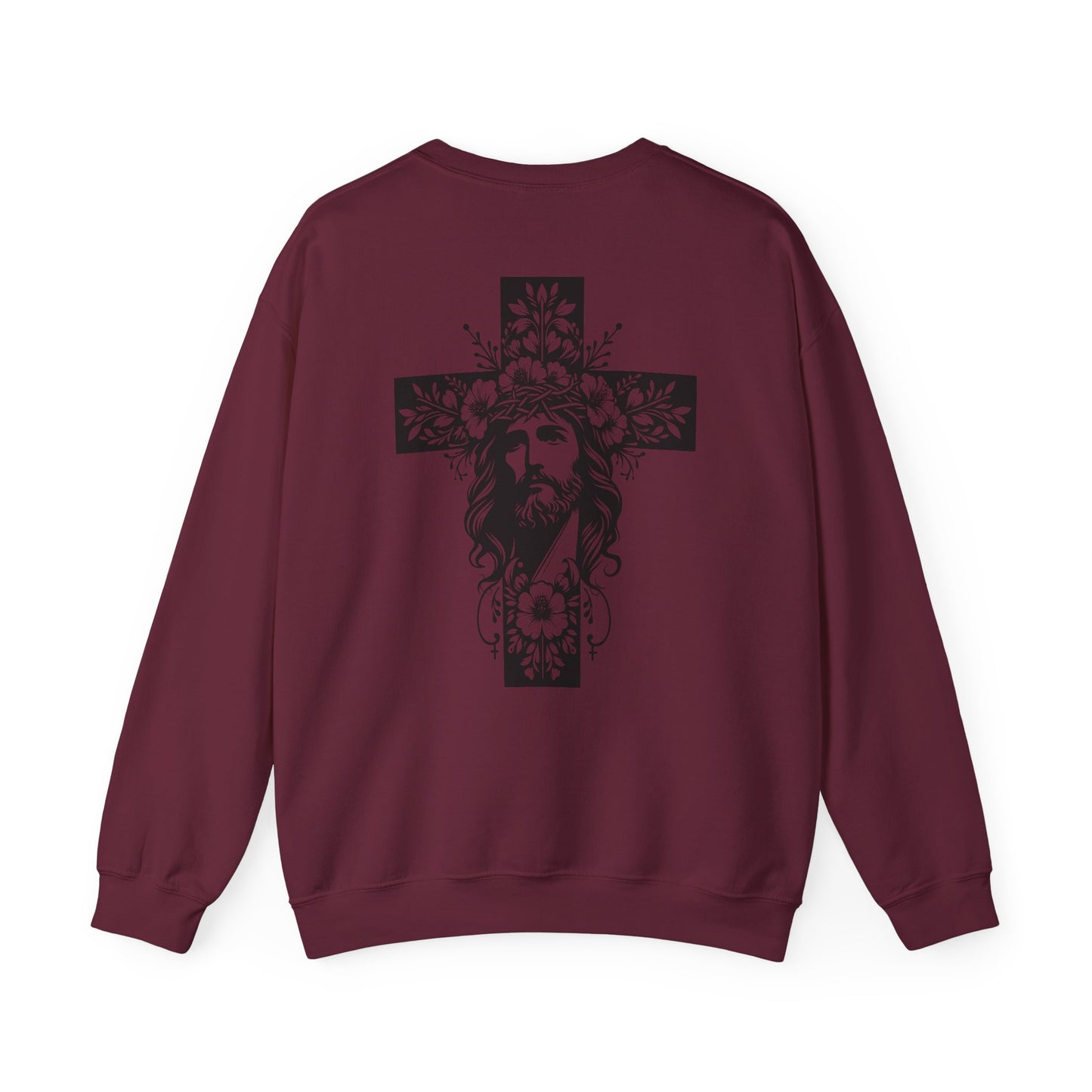 Floral Cross Sweatshirt