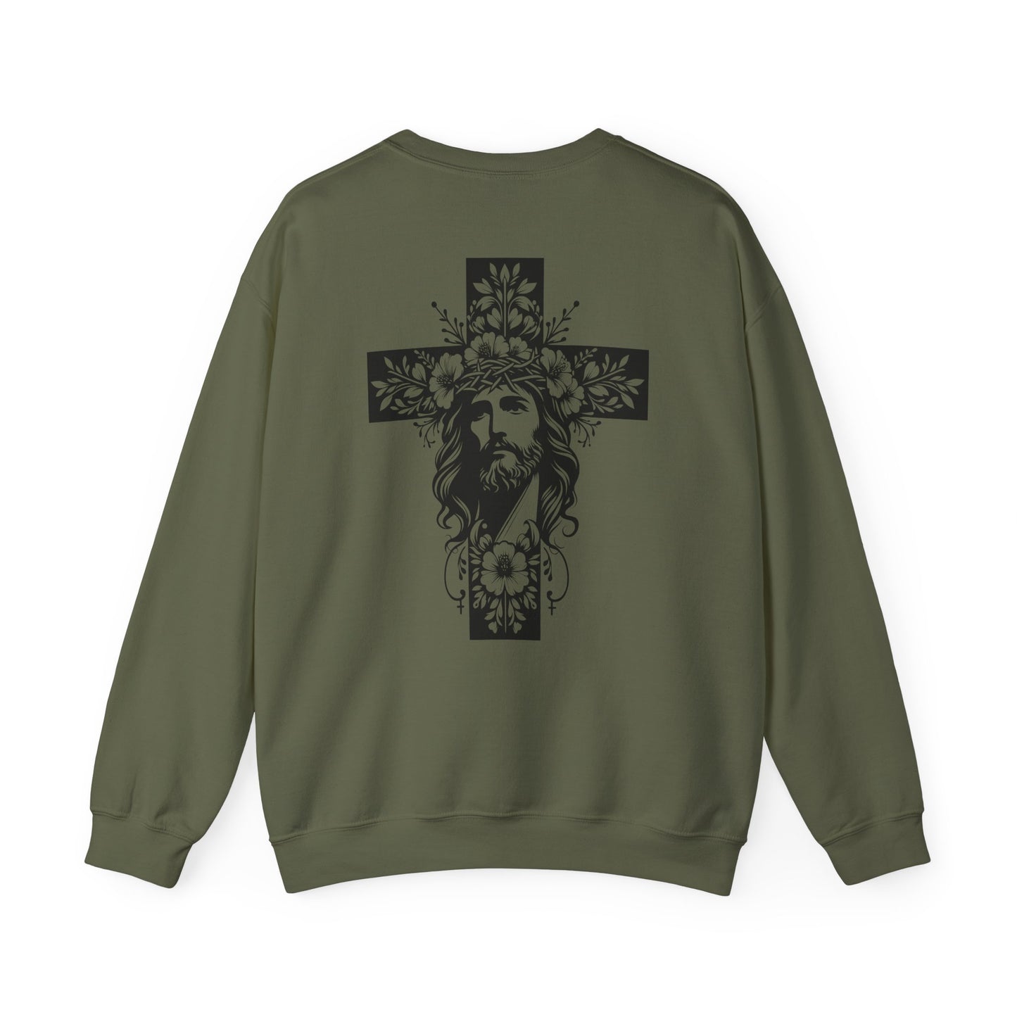 Floral Cross Sweatshirt